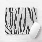 Tapis De Souris Tiger noir et blanc (Avec souris)