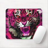 Tapis De Souris Tiger - Rose (Avec souris)