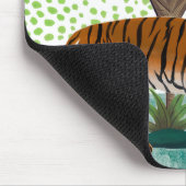 Tapis De Souris Tigre au coucher du soleil (Coin)