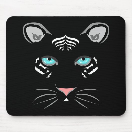 Tapis De Souris Tigre blanc (Devant)