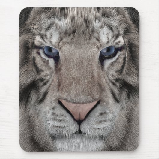 Tapis De Souris Tigre blanc (Devant)