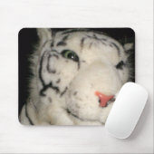Tapis De Souris Tigre blanc 1 Mousepad (Avec souris)