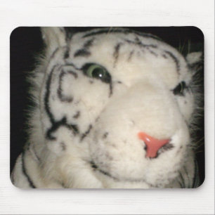 Tapis De Souris Tigre blanc 1 Mousepad