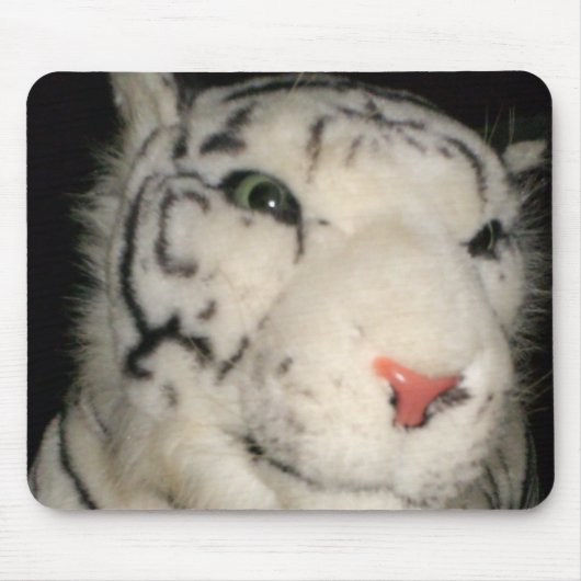 Tapis De Souris Tigre blanc 1 Mousepad (Devant)