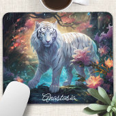 Tapis De Souris Tigre blanc personnalisé
