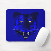 Tapis De Souris Tigre bleu (Avec souris)