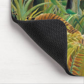 Tapis De Souris Tigre dans une tempête tropicale, Rousseau (Coin)