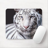 Tapis De Souris Tigre de Bengale blanc Mousepad (Avec souris)