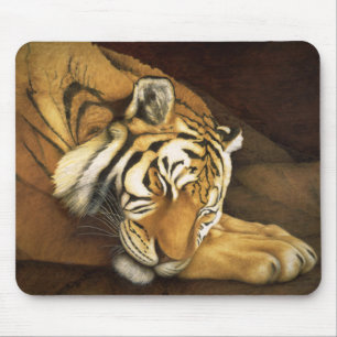 Tapis De Souris tigre de sommeil
