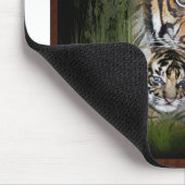 Tapis De Souris Tigre et petits (Coin)