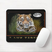 Tapis De Souris Tigre et petits mousepac (Avec souris)