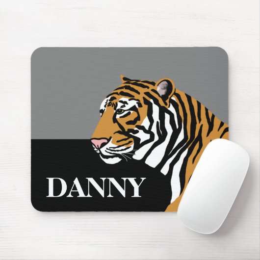 Tapis De Souris Tigre personnalisé Mouspeads (Avec souris)