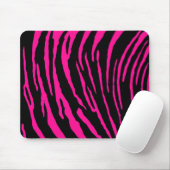 Tapis De Souris Tigre rose (Avec souris)