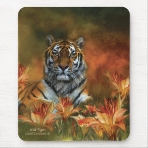 Tapis De Souris Tigres sauvages Mousepad