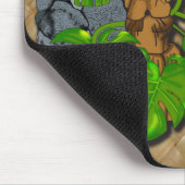 Tapis De Souris Tiki hawaïen Lauhala Mousepad (Coin)