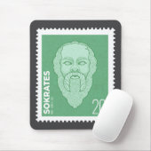 Tapis De Souris Timbre Socrate - (Avec souris)