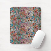 TAPIS DE SOURIS TIMBRES POSTE (Avec souris)
