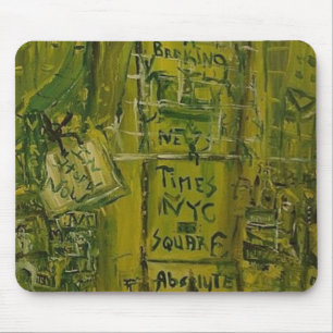 TAPIS DE SOURIS TIMES SQUARE CITRON