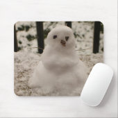 Tapis De Souris Tiny Snowman Mousepad (Avec souris)