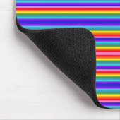 Tapis De Souris Tiny Stripes of Rainbow Colors (Coin)