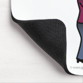 Tapis De Souris Tireuse à bec noire (Coin)