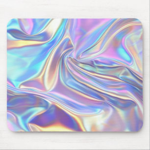 Tapis De Souris Tissu métallisé iridescent sarcelle or violet