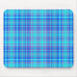 Tapis De Souris Tissu plaqué Grilles bleues-44008