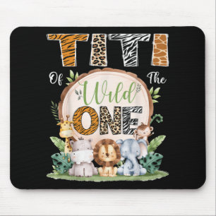 Tapis De Souris Titi Of The Wild Un 1er Anniversaire Safari Jungle