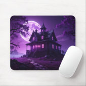 Tapis De Souris Title: Haunted Moonlight – Gothic Fantasy Mouse Pa (Avec souris)