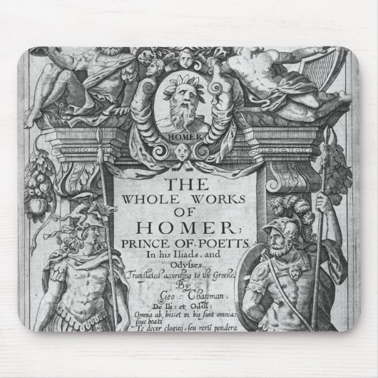 Tapis De Souris Titlepage 'à l'ensemble des travaux de Homer (Devant)