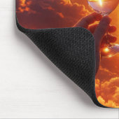 Tapis De Souris Toast Anniversaire Au coucher Du Soleil (Coin)