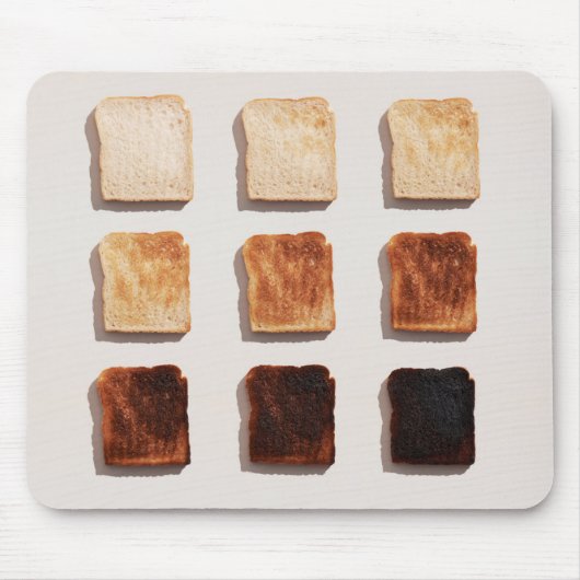 Tapis De Souris Toast brûlé (Devant)