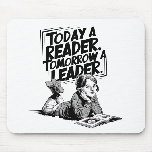 Tapis De Souris Today a Reader (Devant)