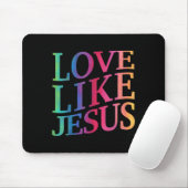 Tapis De Souris Toddler Love Like Jesus Christian God Son Sister G (Avec souris)