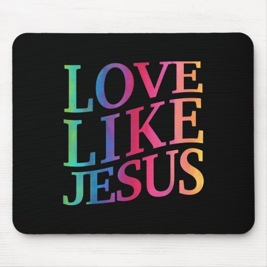 Tapis De Souris Toddler Love Like Jesus Christian God Son Sister G (Devant)