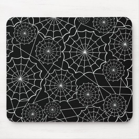 Tapis De Souris toile d'araignée d'halloween (Devant)