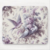 Tapis De Souris Toile de France Fleurie Birds (Devant)