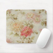 Tapis De Souris Toile floral français antique (Avec souris)