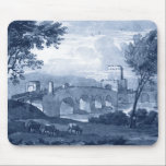 Tapis De Souris Toile pastorale - Pont<br><div class="desc">Pastoral Toile III de Claude Lorrain. Dispose d'un pont et de pâturages réalisés dans de belles teintes bleues.</div>