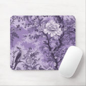 Tapis De Souris Toile violet vintage (Avec souris)