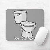 Tapis De Souris Toilette Mousepad (Avec souris)