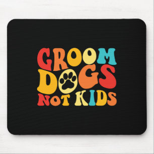 Tapis De Souris Toiletter des chiens pas des enfants Drôles de chi