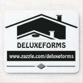 Tapis De Souris Toit noir (Devant)