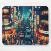 Tapis De Souris Tokyo en mouvement (Devant)