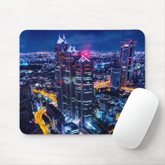 Tapis De Souris Tokyo la nuit (Avec souris)