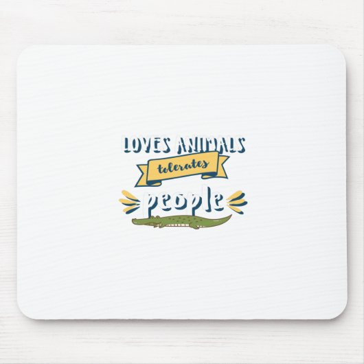 Tapis De Souris Tolérance de Loves Animals (Devant)