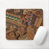Tapis De Souris TOLTEC CARVANT la culture antique Mousepad (Avec souris)