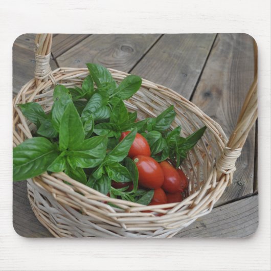 Tapis De Souris Tomate et rêves de Basil (Devant)