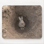 Tapis De Souris Tombé dans le terrier du lapin (Devant)