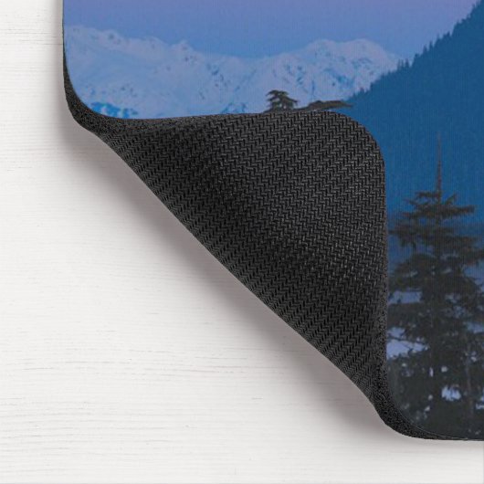 Tapis De Souris Tombe nocturne en Alaska (Coin)